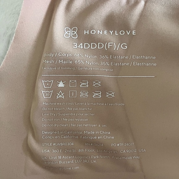 Honeylove crossover bra 34DDD - Picture 2 of 3